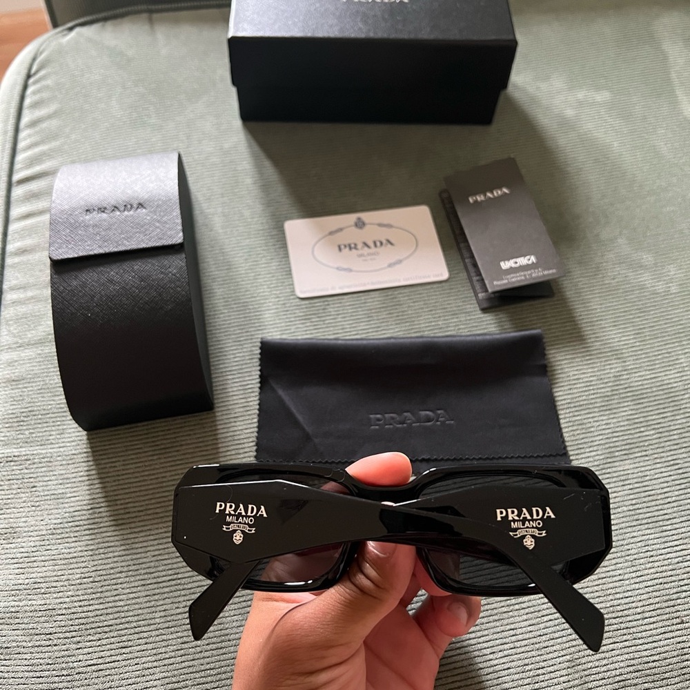 Prada | Rectangular Acetate Sunglasses